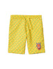 Knit Shorts | Yellow Tiger Polka Dots